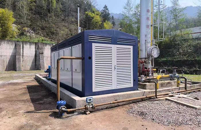 氣舉壓縮機(jī)使用現(xiàn)場普光油田